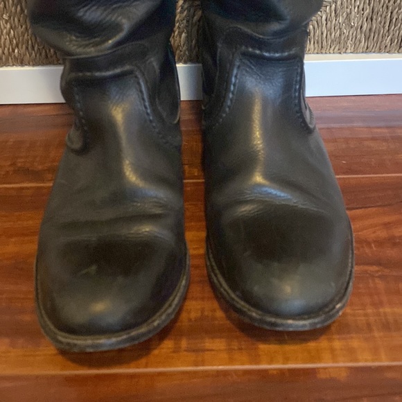 Frye Tall Black Leather Boot Women’s Size 8.5 - Picture 3 of 11